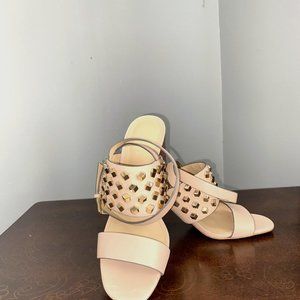Michael Kors ankle, embellished nude/blush sandal- 7.0